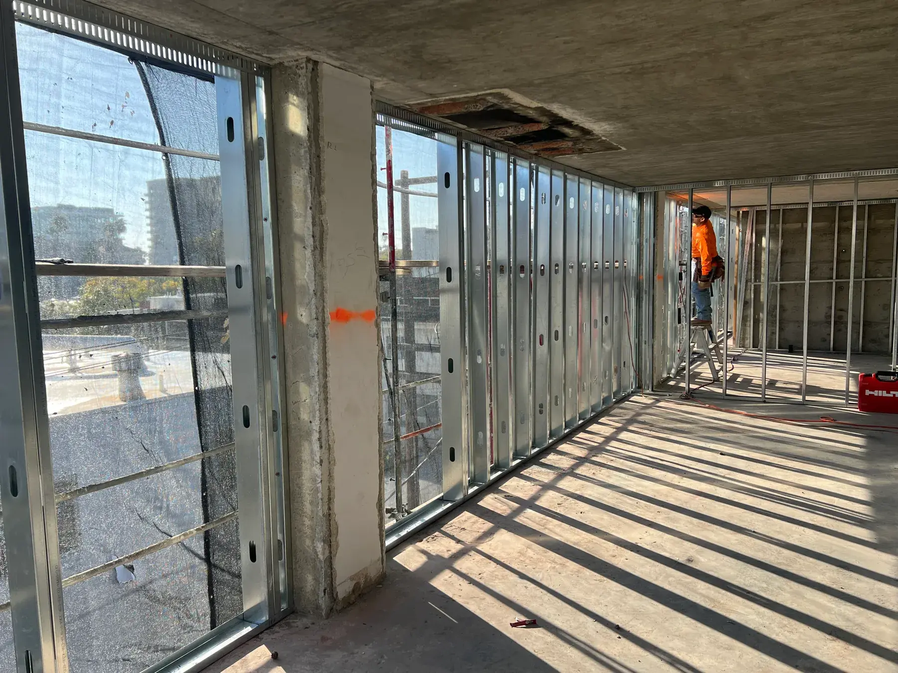 Cold Formed Steel Framing services by Los Angeles Drywall & Framing