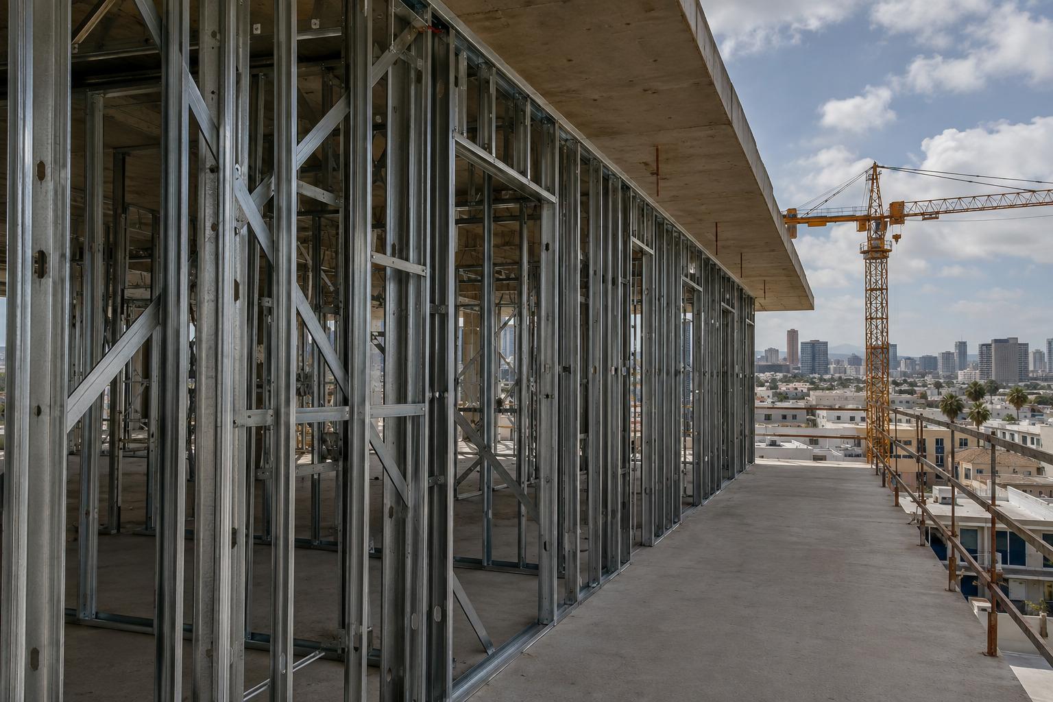 Multi-Family Metal Stud Framing services in Los Angeles by Los Angeles Drywall & Framing